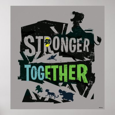 Stronger Together Lion Guard Graphic Poster
