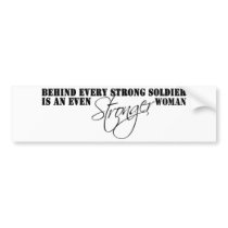 Stronger Woman Bumper Sticker