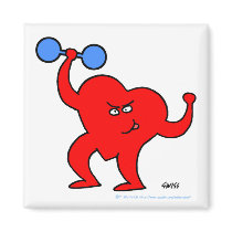 Strongheart Magnet by Swisstoons Strongheart Magnet
