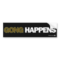 Stronghold 2 - Gong Happens bumper stickers by fireflystudios Stronghold 2 - Gong Happens bumper stickers