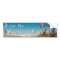 Stronghold Crusader - Greatest Lord 1 bumper stickers by fireflystudios Stronghold Crusader - Greatest Lord 1 bumper stickers