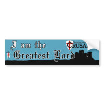 Stronghold Crusader - Greatest Lord 2 bumper stickers by fireflystudios Stronghold Crusader - Greatest Lord 2 bumper stickers