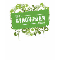 Strongman Show Green Grunge t-shirts