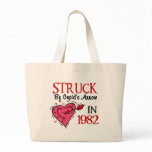 Struck By Cupid’s Arrow In 1982 Tote Bags