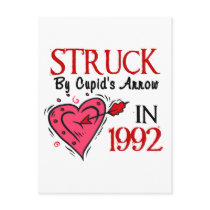 Struck By Cupid’s Arrow In 1992 postcards