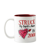 Struck By Cupid’s Arrow In 2000 mugs