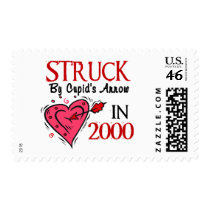 Struck By Cupid’s Arrow In 2000 stamps