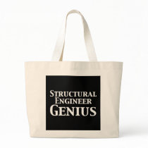 Structural Engineer Genius Gifts Canvas Bags
