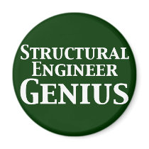 Structural Engineer Genius Gifts magnets