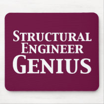 Structural Engineer Genius Gifts Mouse Mat