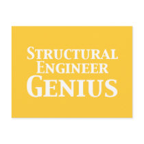 Structural Engineer Genius Gifts Postcards