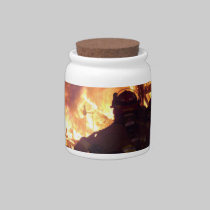 Structure Fire candy jars
