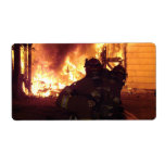 Structure Fire Custom Shipping Label