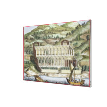 Structure of a hothouse, from 'Hesperides' by Giov Canvas Prints