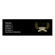 Struggle Design Profile Card business cards