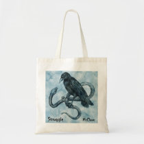 Struggle tote bags