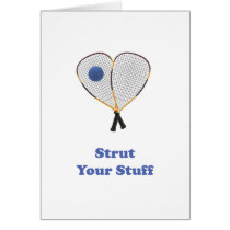 Strut Stuff Racquetball Cards