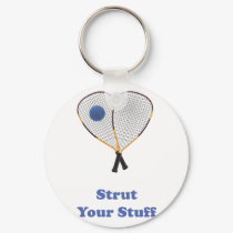 Strut Stuff Racquetball keychains