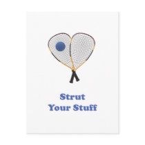 Strut Stuff Racquetball Postcards