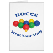 Strut Your Stuff Bocce Ball Cards