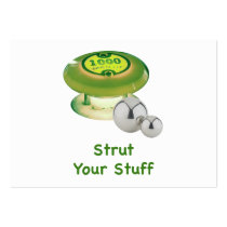 Strut Your Stuff Pinball Business Card Template