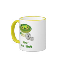 Strut Your Stuff Pinball Mugs