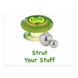 Strut Your Stuff Pinball Postcard