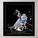 STS-101 Shuttle Mission - y2k; Aststronauts posters