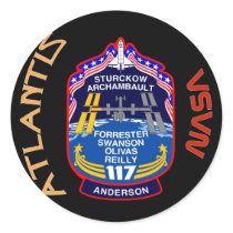 STS 117 Atlantis stickers by NASA_and_Beyond STS 117 Atlantis stickers