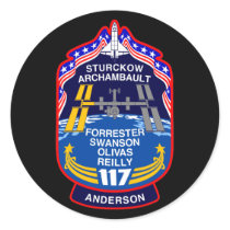 STS 117 Mission Patch stickers