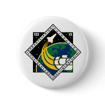 STS 122 Mission Patch buttons