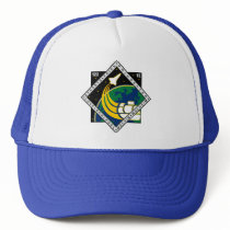 STS 122 Mission Patch hats