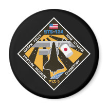 STS 124 Mission Patch magnets