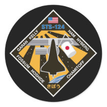 STS 124 Mission Patch stickers