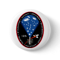 STS 125 Mission Patch buttons