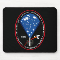 STS 125 Mission Patch mousepads by NASA_and_Beyond STS 125 Mission Patch mousepads