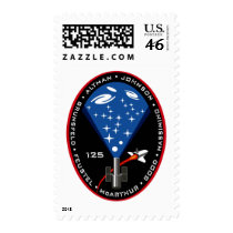 STS 125 Mission Patch Postage Stamp