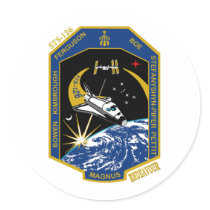 STS 126 Endeavour stickers by NASA_and_Beyond STS 126 Endeavour stickers