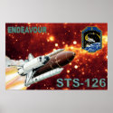 STS 126 Mission Poster posters