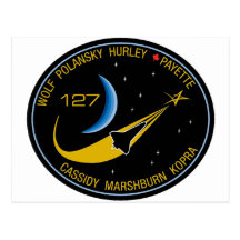 STS-127 Mission Patch Post Card