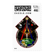 STS 129 Flight Patch Postage Stamps