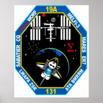 STS 131 Payload Group Patch Poster