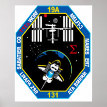 STS 131 Payload Group Patch Poster
