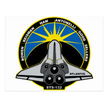 STS 132 Atlantis Postcard
