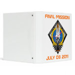 STS-135 Patch, Final Mission, July 08 2011 binders
