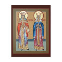 Sts. Catherine and Alexandra Prayer Cards postcards