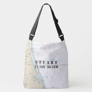 Stuart Florida Latitude Longitude Nautical Theme