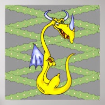 Stubborn Dragon Poster