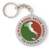 Stubborn Italian Funny Key Chains