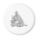 stubborn sitting rhino magnets